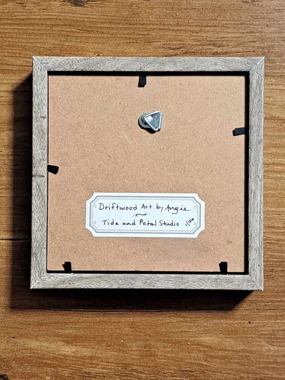 Handmade Driftwood Scene in a Shadowbox Frame - Picture 3 of 4